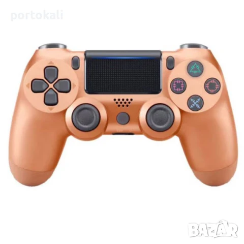 +Гаранция! Безжичен Playstation 4 джойстик геймпад контролер, цвят Бронз (PS4)