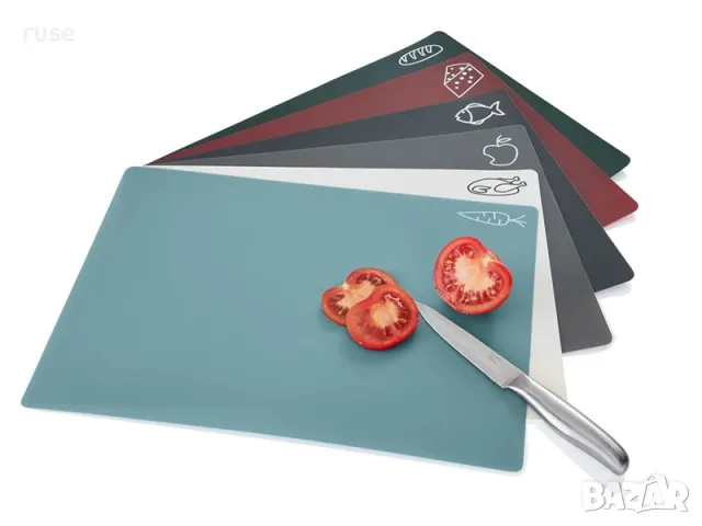 НОВИ! Дъска за рязане 6 броя гъвкави подложки за рязане 
                

                гр. Русе, Център
                днес

                                                            8 лв 
                        4,09 €