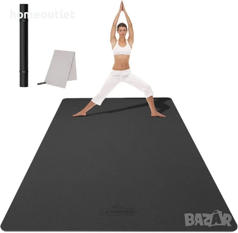 ПРОМОЦИЯ Универсална постелка за упражнения CAMBIVO CCSF6401BKEU (YOGA MAT 6MM)