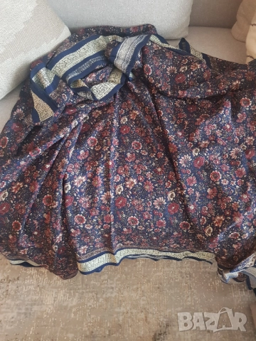 Плат естествена коприна – Оригинална банараска коприна (Banarasi Silk) →
		Обява 52021628