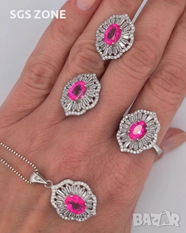 Нежни сребърни обеци с розов топаз от Тайланд →
		Обява 52316165