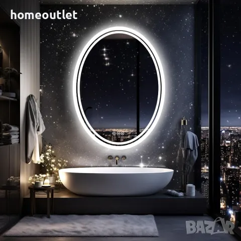 ПРОМОЦИЯ LED огледало с овална форма, функция против замъгляване XMR-T18-822-EU-V1