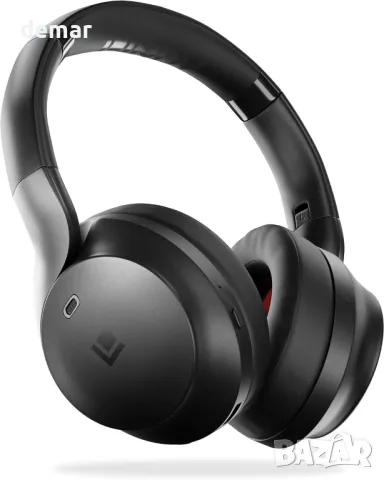 Безжични слушалки LINDY BNXe с активно шумопотискане, 55 часа, Bluetooth 5.3, черни