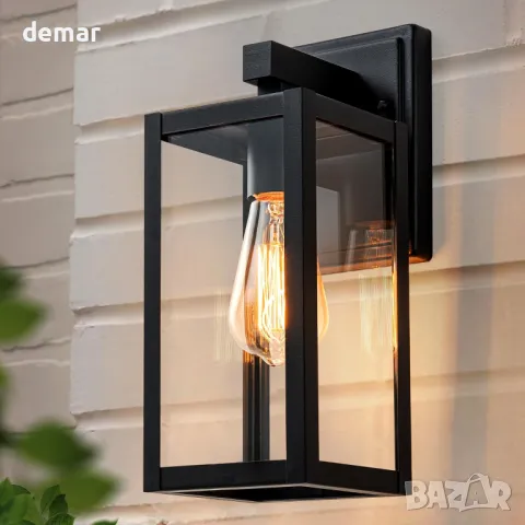FTL външна стенна лампа, модерен фенер, Е27 основа макс. 60W, IP44