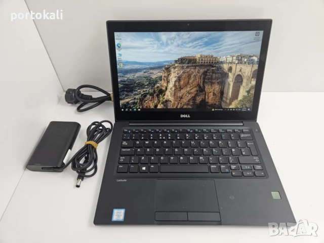+Гаранция! Touchscreen! Тъчскрийн! Лаптоп Dell 7280 Intel Core i7-7600U / 8GB RAM / 256GB SSD