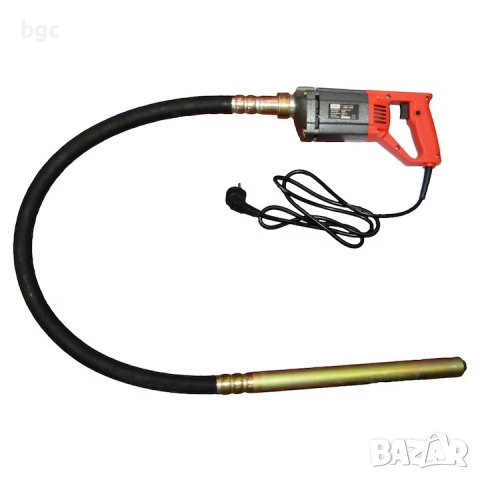 Електрически вибратор за бетон DRK, 1100 W, с маркуч 1,5 Метра, Удобна дръжка, МЕДЕН Мотор,