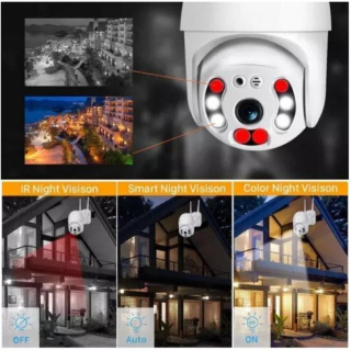 Водоустойчива, Безжична камера с нощно видеонаблюдение Водоустойчива, Безжична камера с нощно видеонаблюдение