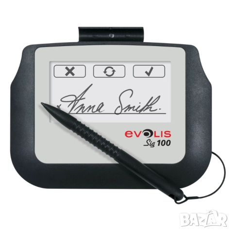 Нов Графичен PEN таблет за подпис Evolis Sig100 с писалка/USB кабел