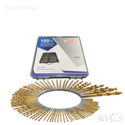 Професионален комплект свредла за метал HAWEK – 100 части →
		Обява 52542656