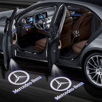Mercedes/Мерцедес LED/ЛЕД лого проектор за врата, снимка 1 - Аксесоари и консумативи - 44142752