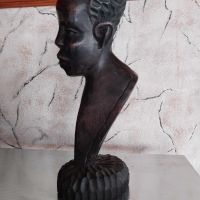 Стара африканска ръчно резбована скулптура, снимка 3 - Антикварни и старинни предмети - 45331605