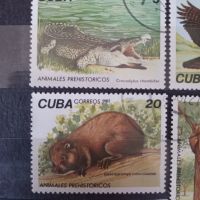 1982 г. Праисторически животни.  Куба., снимка 2 - Филателия - 45464528