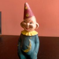 Винтидж гумена играчка Clown Czechoslovakia Rare, снимка 13 - Колекции - 45375405