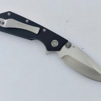 Тактически сгъваем нож с анодизиран детайл, уникален нож за ценители и колекционери, снимка 3 - Ножове - 45266436