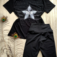 Дамски памучни комплекти - Balenciaga и Dior - 34 лв , снимка 1 - Спортни екипи - 44980204