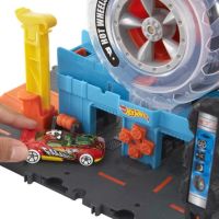 Hot Wheels City - Комплект ултра модерен градски център за гуми, снимка 4 - Коли, камиони, мотори, писти - 45149863