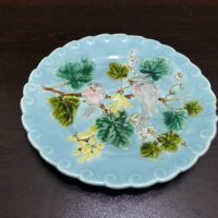 Стара чиния за стена майолика , снимка 3 - Антикварни и старинни предмети - 45919164