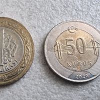 Монети . Турция. Турски лири. 6 бр., снимка 2 - Нумизматика и бонистика - 38237566