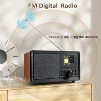 BIAOQINBO Dab/Dab+ радио с Bluetooth 5.0 Цифрово FM радио Носталгично преносимо радио , снимка 5 - Радиокасетофони, транзистори - 45804884
