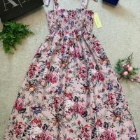 Нежна дамска флорална рокля , снимка 1 - Рокли - 45514124