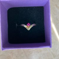 Златен пръстен с рубин, снимка 1 - Пръстени - 45149592