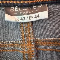 Beloved Дънкен клин панталон с еластант 42 размер 👖 , снимка 5 - Панталони - 45747879