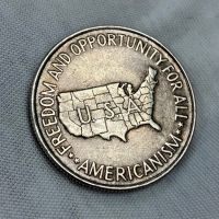 1/2 долар (Half Dollar) 1952 г, САЩ - сребърна монета, снимка 3 - Нумизматика и бонистика - 45855765