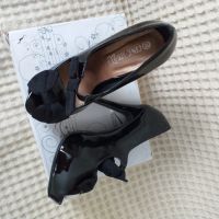 Обувки на ток с отворени пръсти 38, снимка 2 - Дамски обувки на ток - 45433028