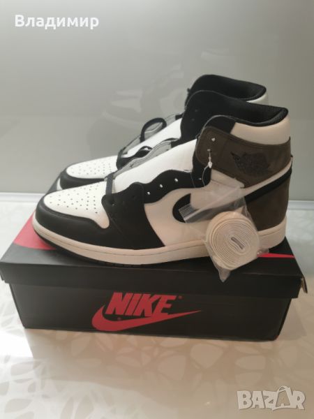 Jordan 1 Dark Mocha Мъжки Обувки 47.5 EUR+ Кутия, снимка 1