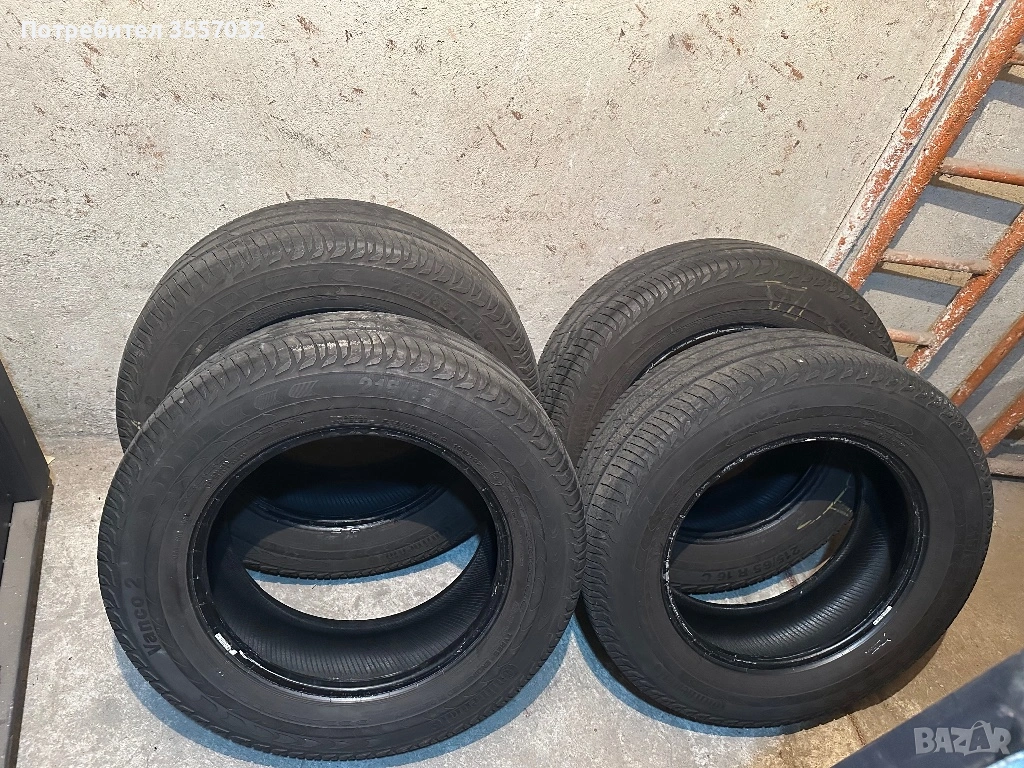 Летни гуми бус кемпер Continental Vanco 2 215/65/16 C 7 мм грайфер , снимка 1