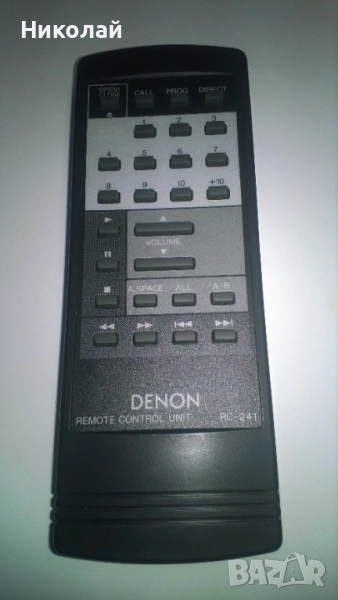 дистстанционно RC-214 за CD DENON , снимка 1