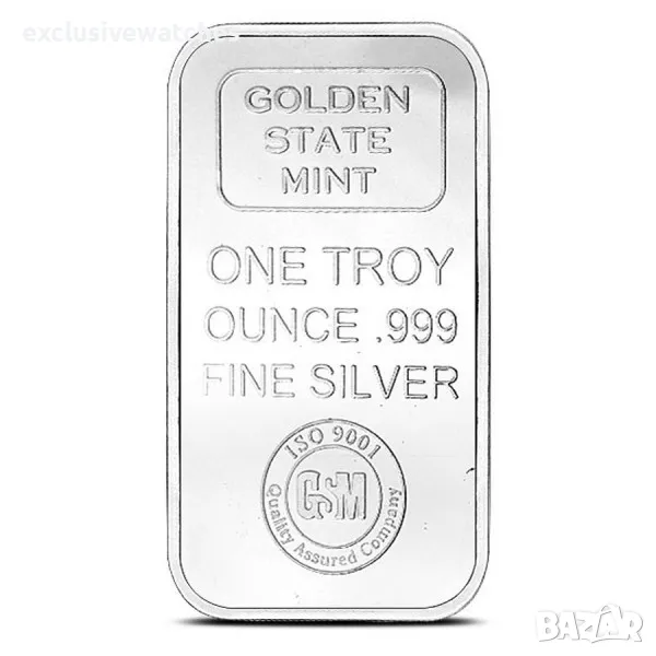 1 тройунция Golden State Mint 999 чисто сребро, снимка 1