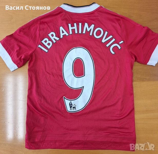 Манчестър Юн./Manchester Utd. adidas 2015-16г. №9 Ibrahimovic - за ръст 152см., снимка 1