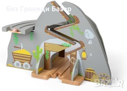 Нов Комплект Влакчета Див Запад 62 Елемента за Деца Над 3 години подарък 1 юни, снимка 1