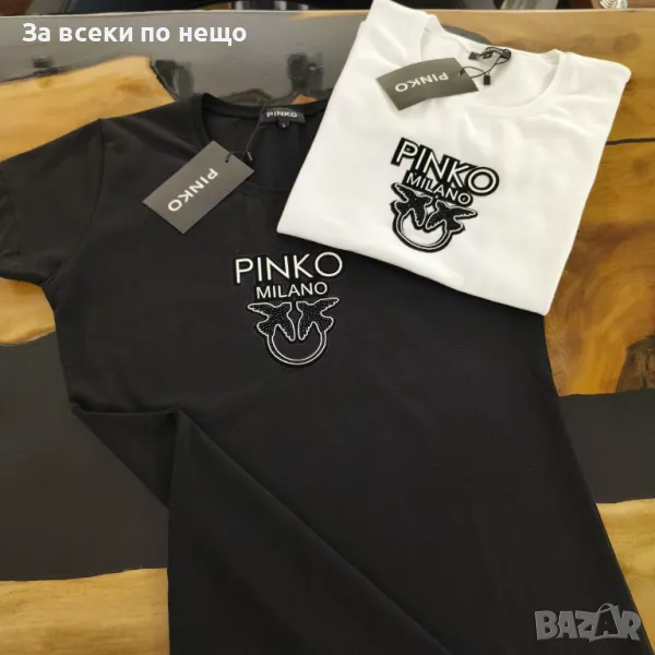 Pinko Дамска Тениска👚Дамска Блуза С Къс Ръкав Пинко - 2 Налични Цвята Код A518, снимка 1