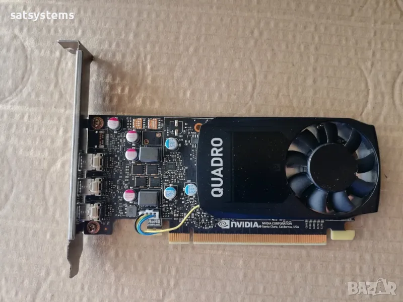 Видео карта NVidia Quadro P400 2048MB GDDR5 64bit PCI-E, снимка 1