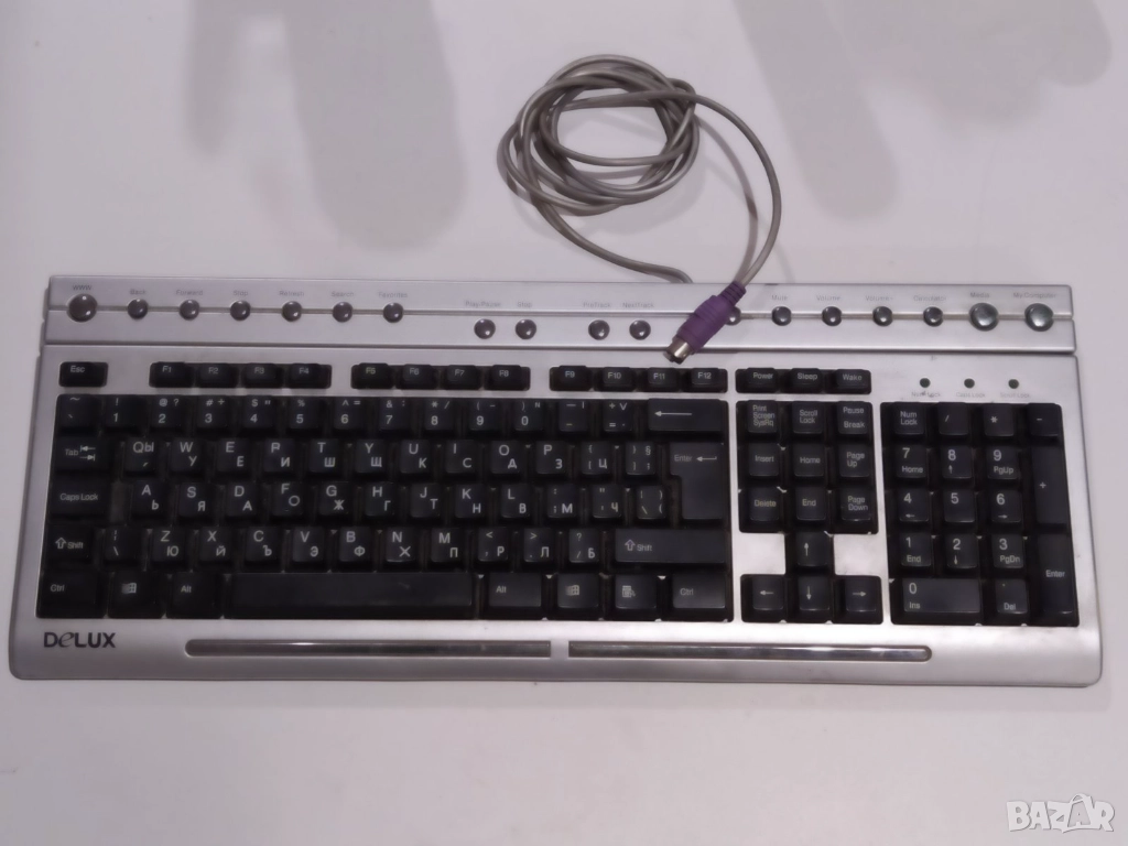 Клавиатура Delux ps2 за компютър, снимка 1
