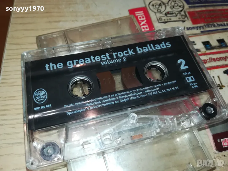 THE GREATEST ROCK BALLADS-ORIGINAL TAPE 1405251622, снимка 1