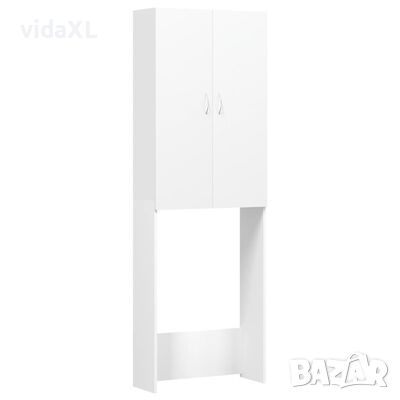 vidaXL Шкаф за пералня, бял, 64x25,5x190 см(SKU:808413, снимка 1