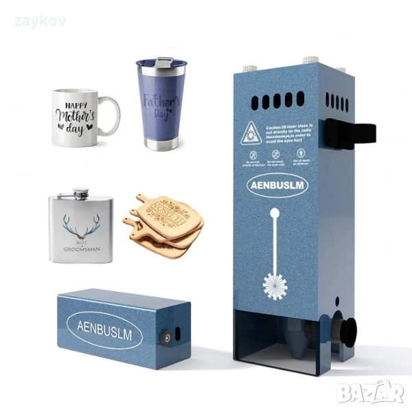 AENBUSLM 80W лазерен модул с държач за въздух за лазерен резач и лазерен гравьор, снимка 1