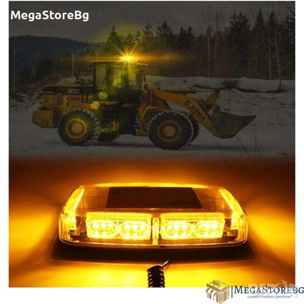 Маяк диоден оранжев - BH0860 Сигнална лампа, снимка 1