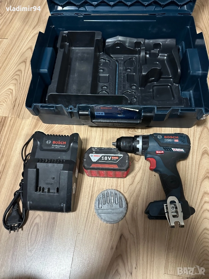 Bosch GSB 18V-60C ударен винтоверт, снимка 1