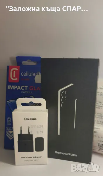 Телефон Samsung Galaxy S25 Ultra Titanium Gray 5G, снимка 1