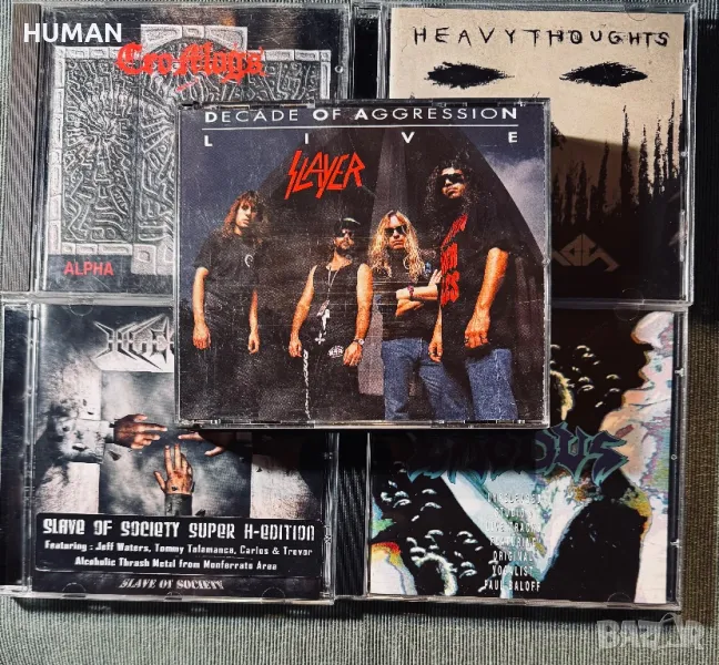 H-George - Adamas - Exodus - Cro-Mags - Slayer , снимка 1