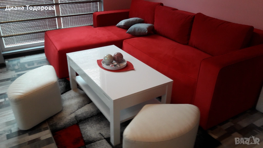 Луксозен двустаен апартамент под наем в сърцето на София, снимка 1