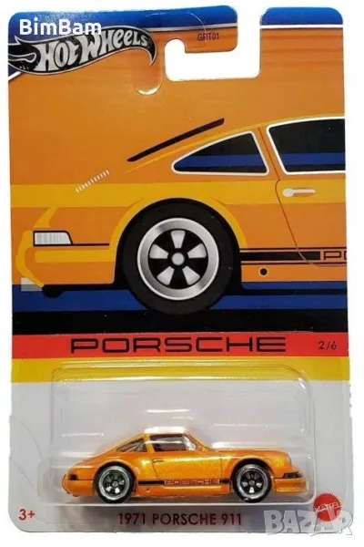 Колекционерска оригинална количка Hot Wheels 1971 Porsche 911, снимка 1