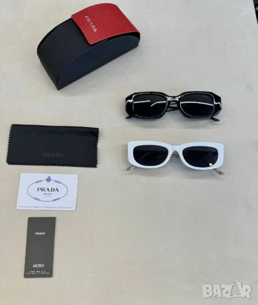 очила с черен обикновен калъф и ув защита Dolce Gabbana prada, снимка 1