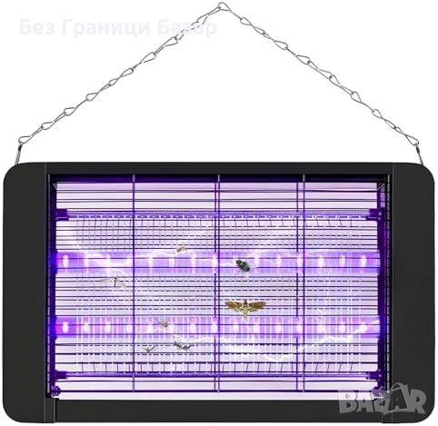 Нов електрически убиец на мухи с LED светлини за вътрешна и външна употреба, снимка 1