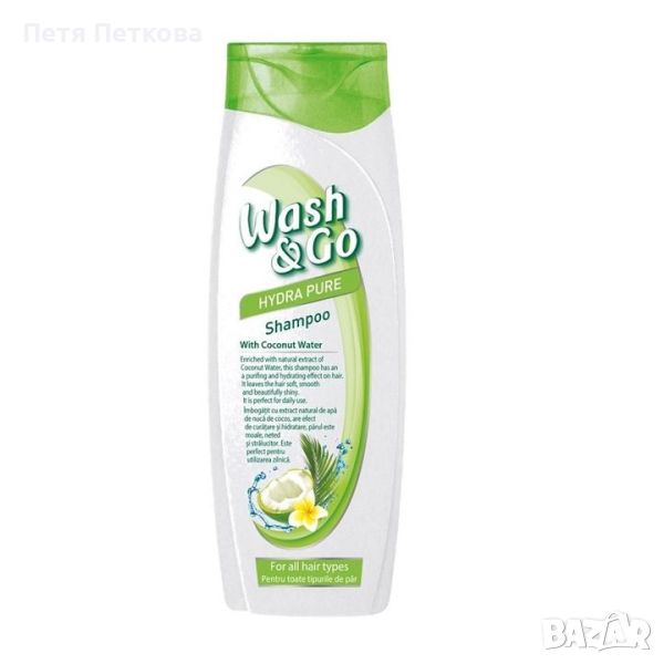 Шампоан Wash&Go с кокос - 400мл., снимка 1