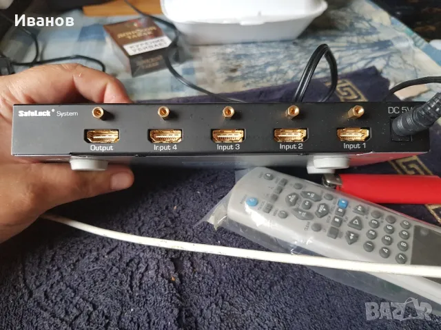 REAL CABLE HDMI SWITCH HDS41, снимка 4 - Суичове - 47120526